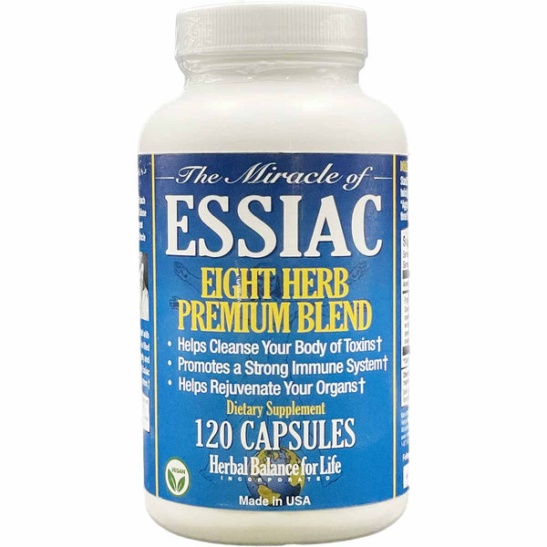 Through technology we are able to create 100% Organic Essiac powdered herbs in our new capsules.